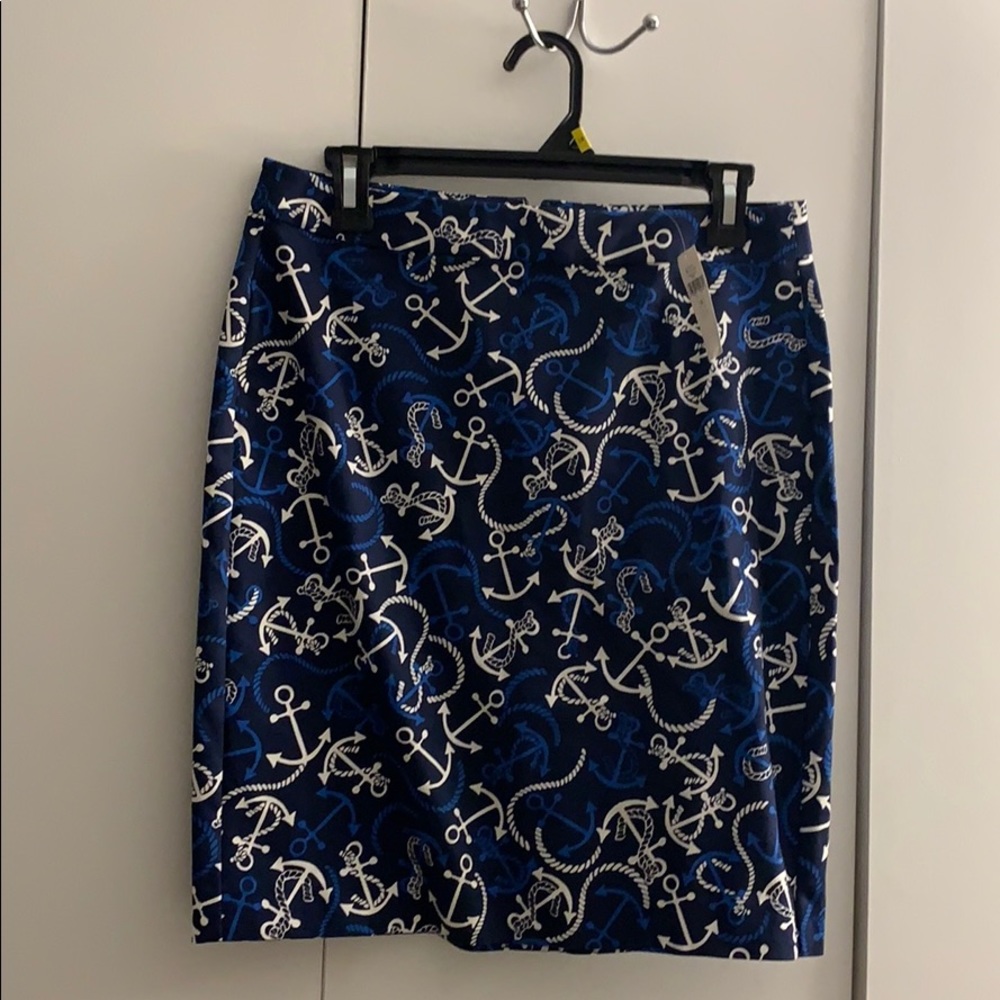 NWT Banana Republic Anchor Skirt